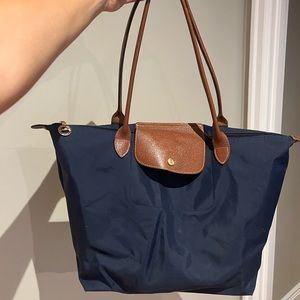 Large Le Pliage Tote Bag Large Navy